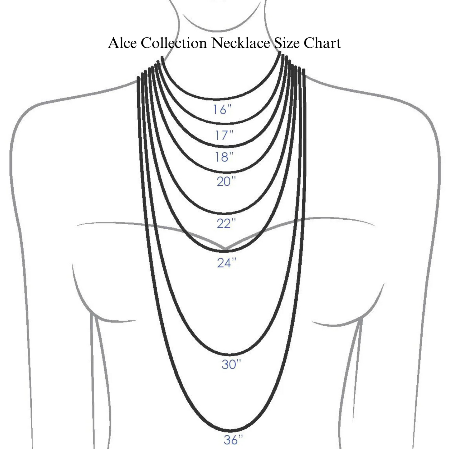 Necklace "Paperclip"